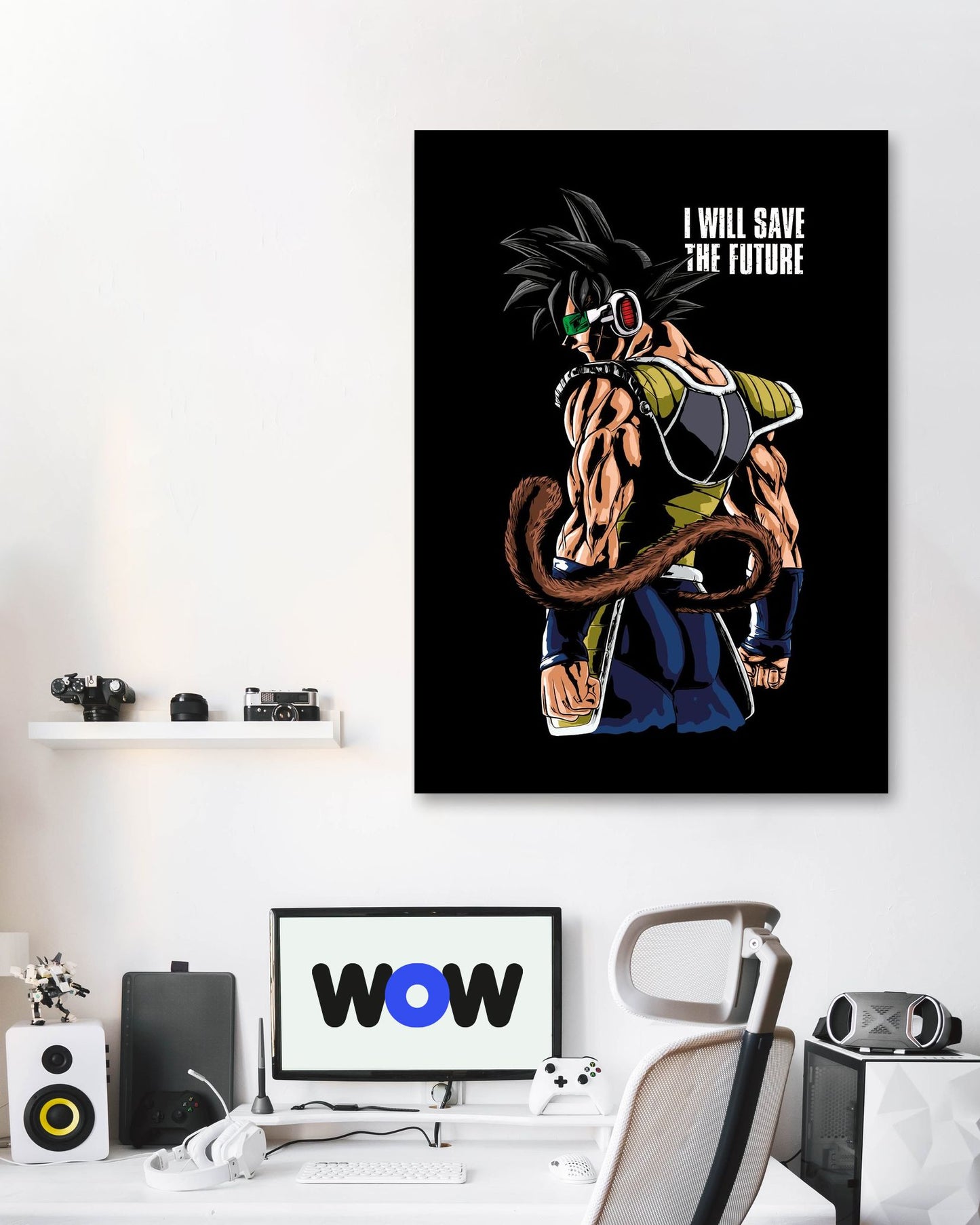 Bardock Save the Future - @PowerUpPrints