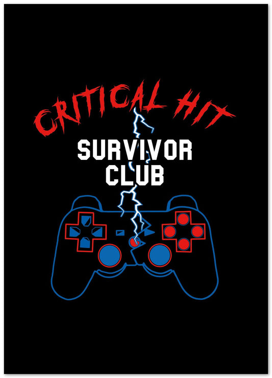 Critical Hit Survivor Club - @PowerUpPrints