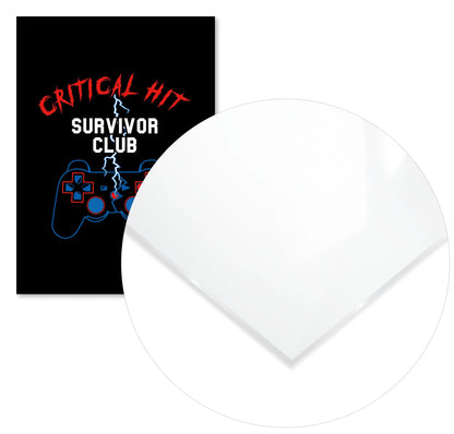 Critical Hit Survivor Club - @PowerUpPrints