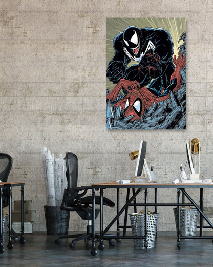 Spiderman vs Venom - @Hollycube