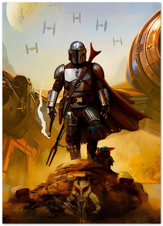 The Mandalorian Vintage - @ArtStyle