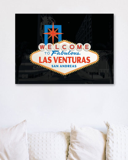Welcome to Las Venturas - @PowerUpPrints
