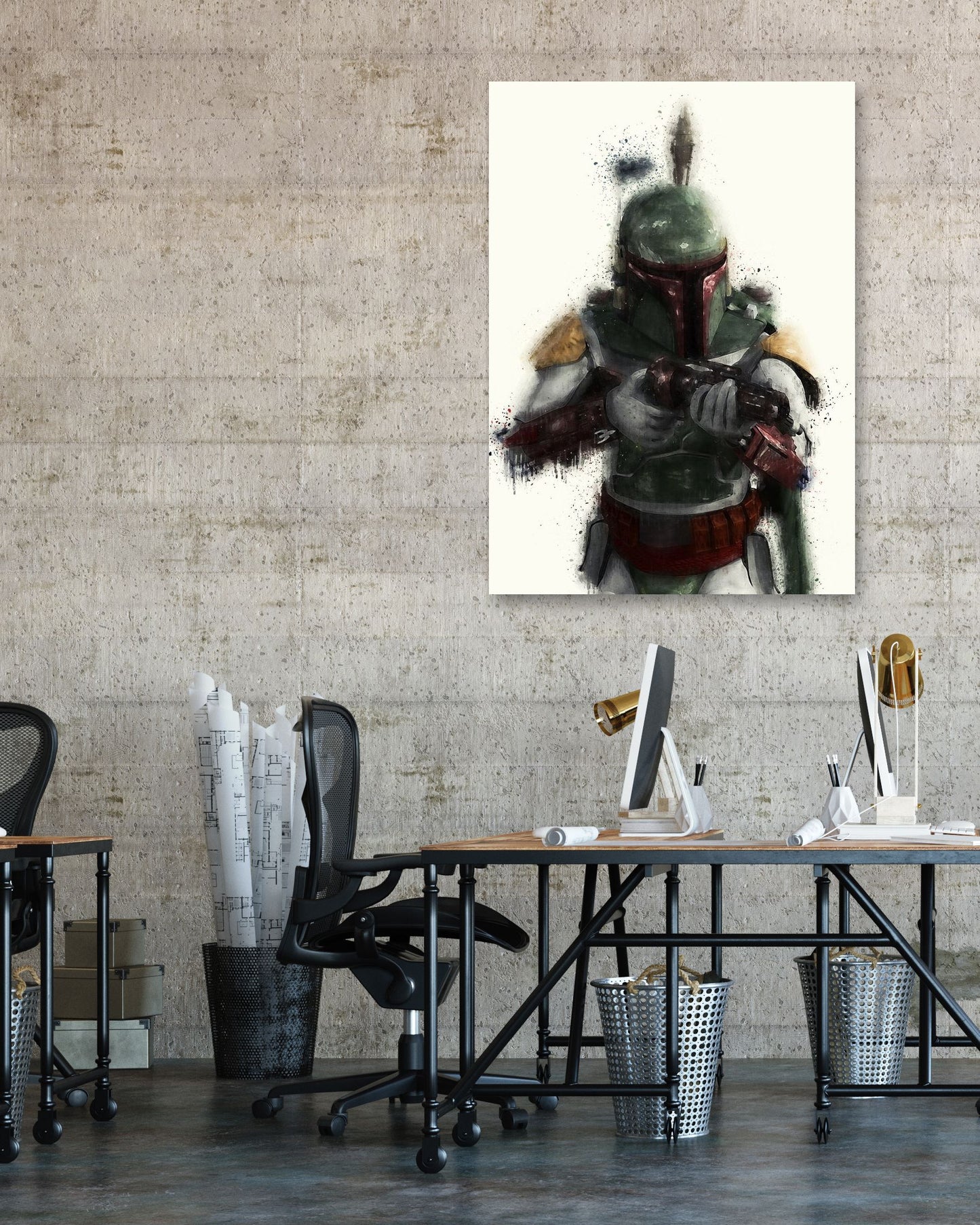 Boba Fett Mandalorian - @ArtStyle