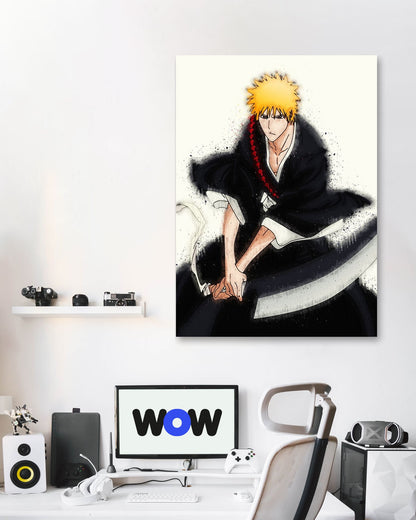 Kurosaki Ichigo Painting - @ArtStyle