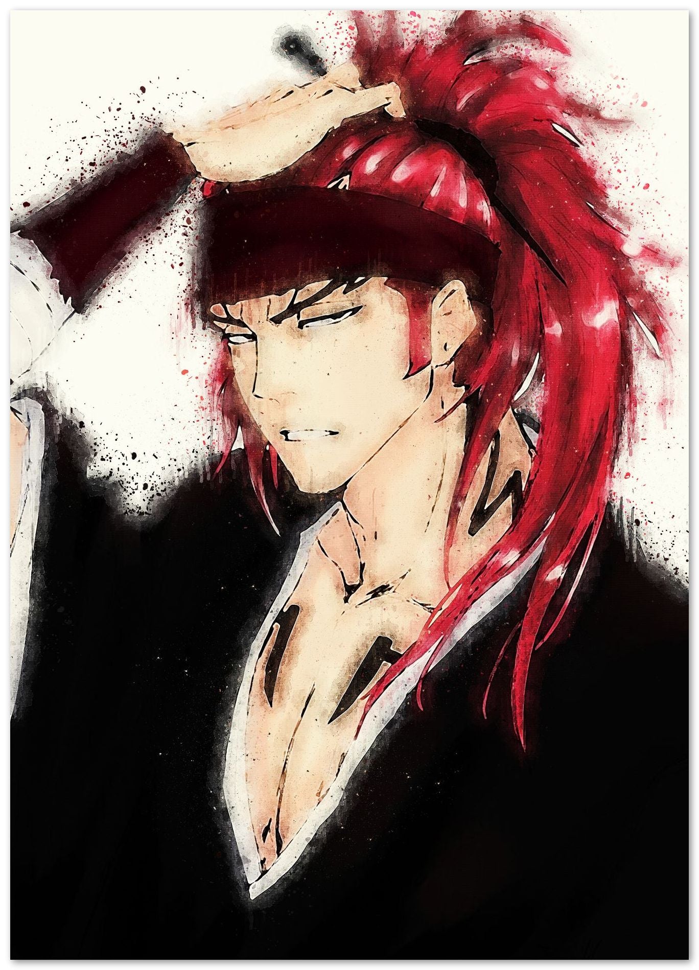 Renji Abarai Bleach Painting - @ArtStyle