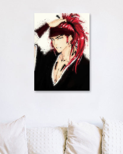 Renji Abarai Bleach Painting - @ArtStyle