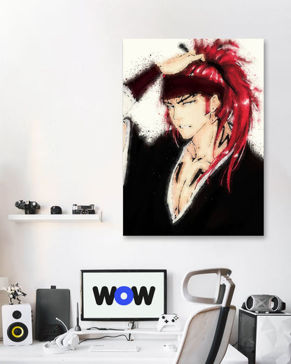 Renji Abarai Bleach Painting - @ArtStyle