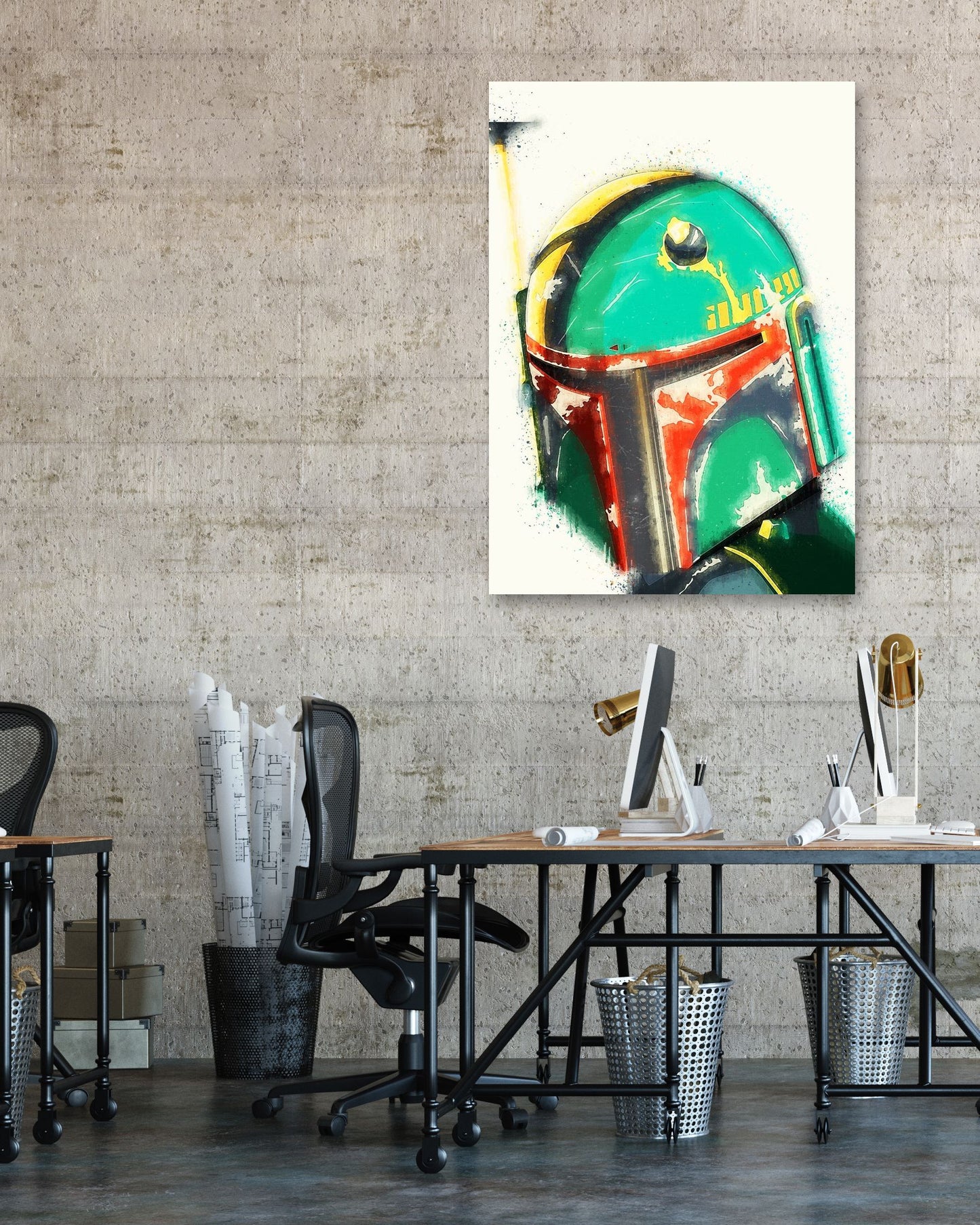 The Mandalorian Helmet - @ArtStyle