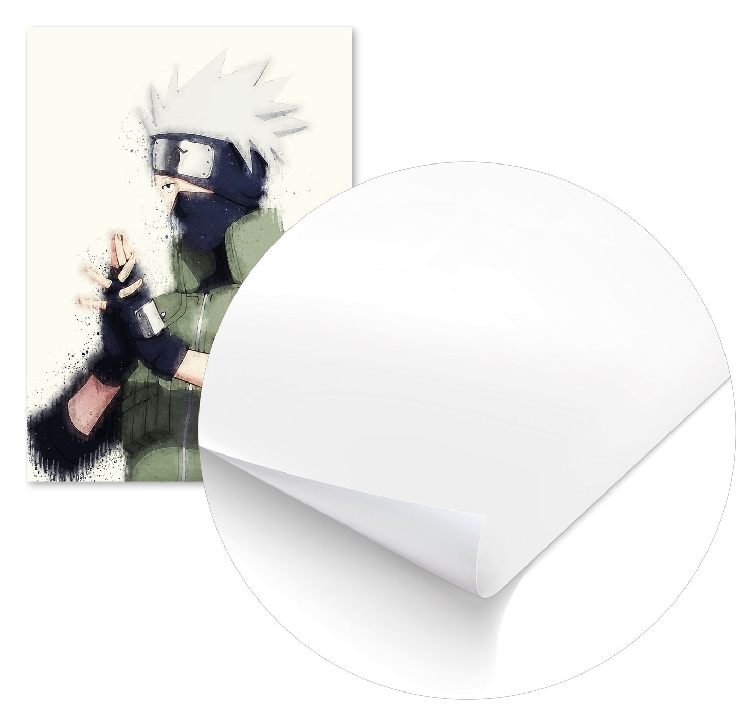 Hatake Kakashi Manga - @ArtStyle