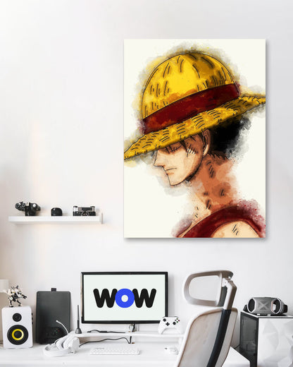 Monkey d Luffy Painting - @ArtStyle