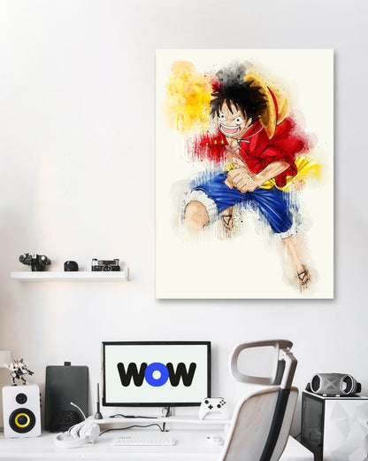 Monkey d Luffy Portrait - @ArtStyle