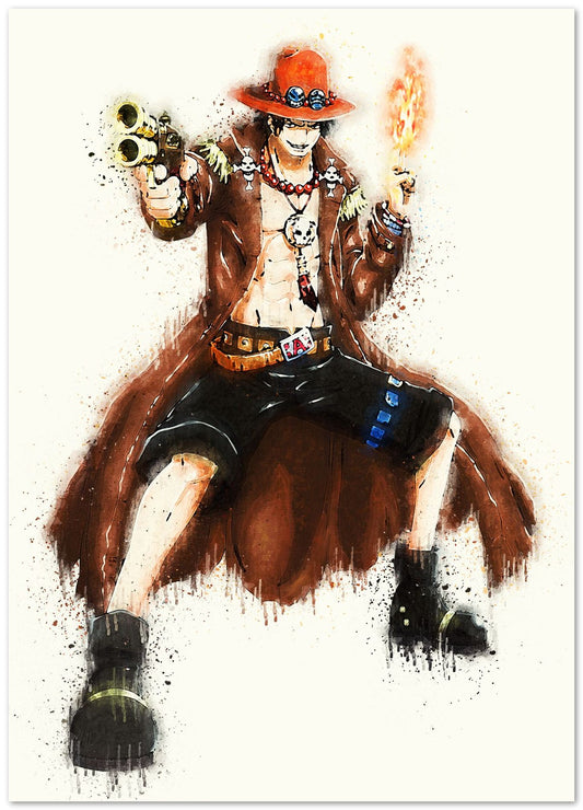 Portgas d Ace One Piece - @ArtStyle