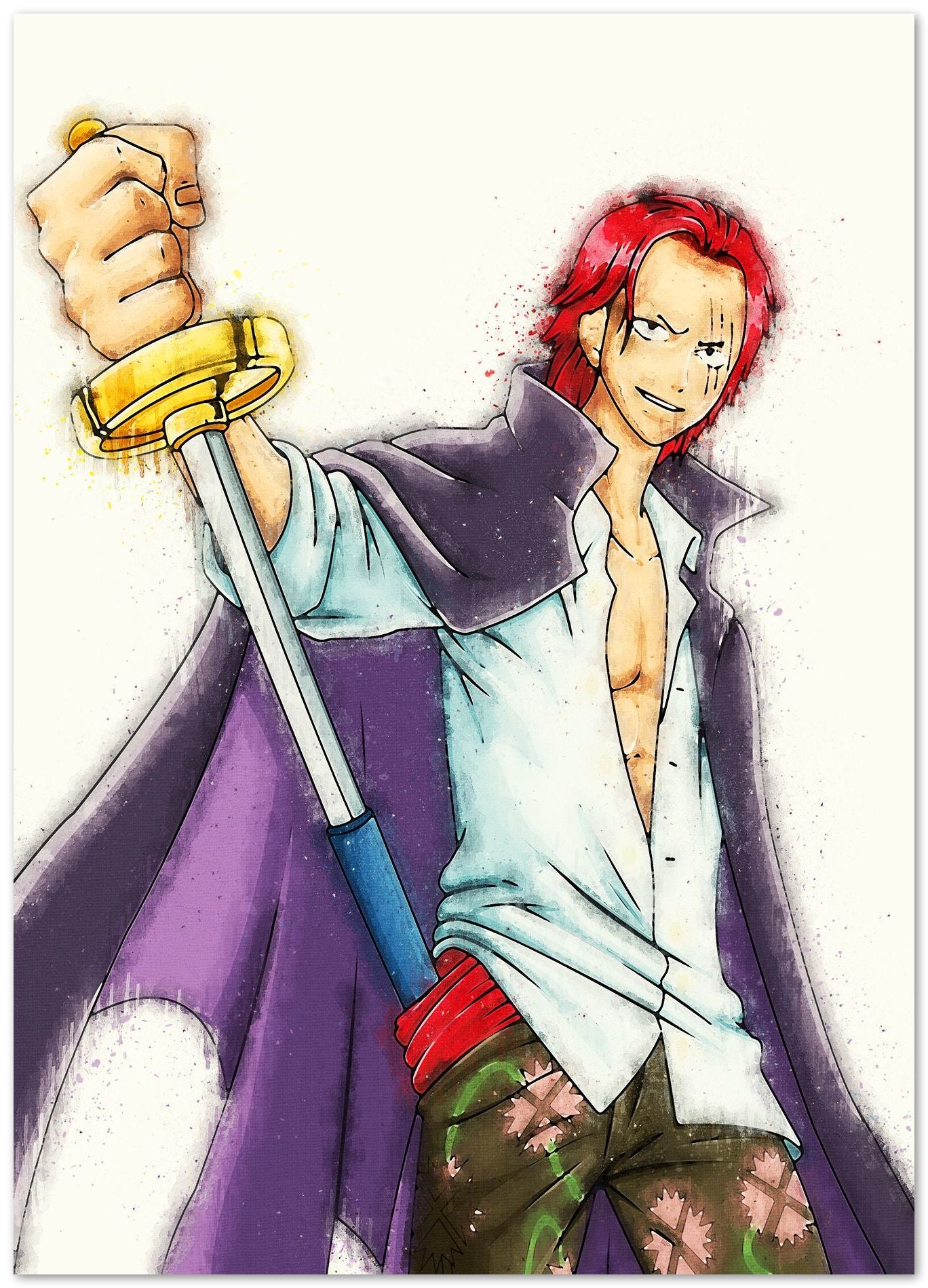 Shanks Yonko one piece - @ArtStyle