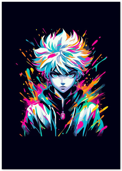 killua zoldyck popart  - @dhmsnm