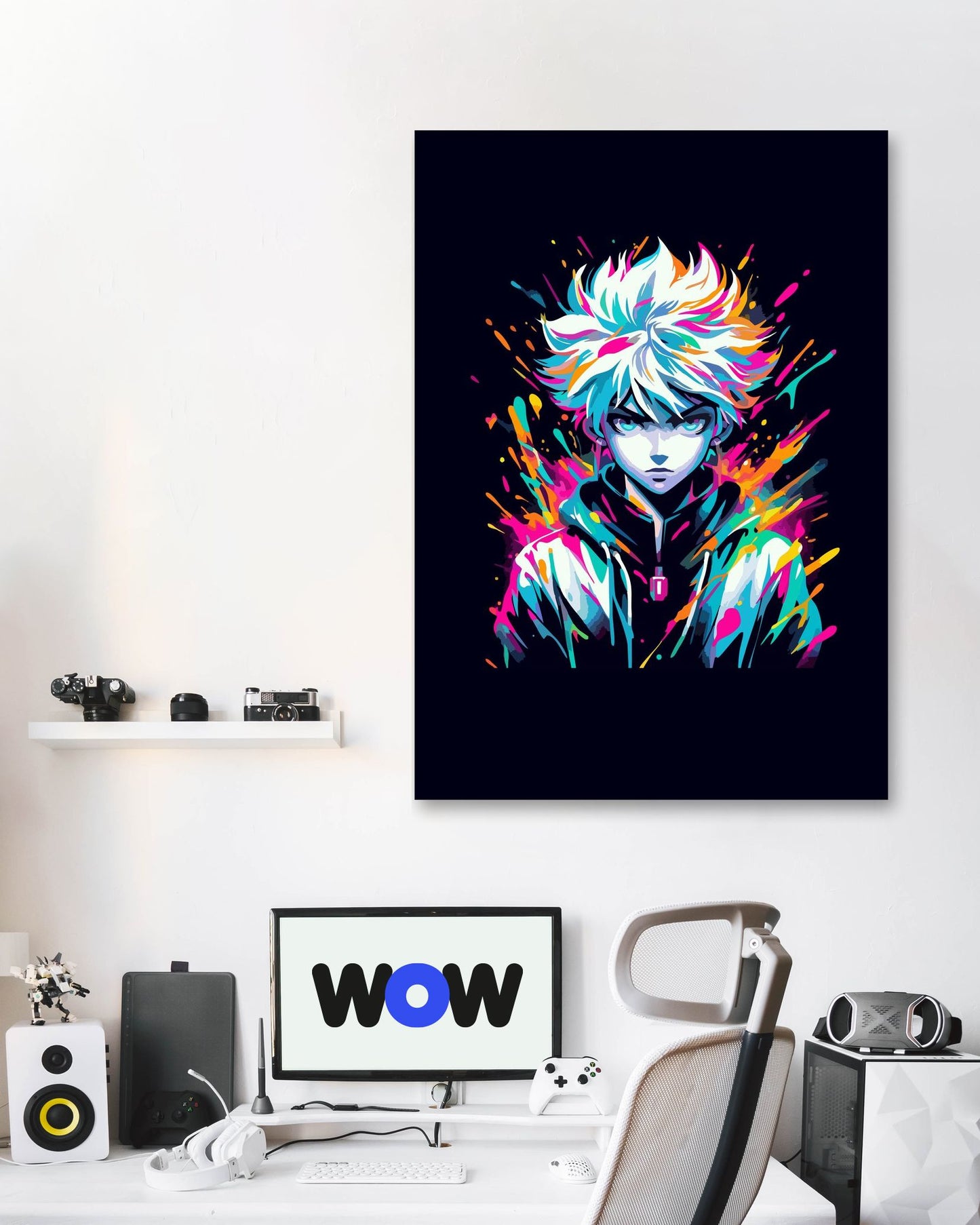 killua zoldyck popart  - @dhmsnm