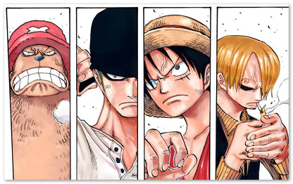 Luffy, Zoro, Chopper and Sanji - @YasinBaig