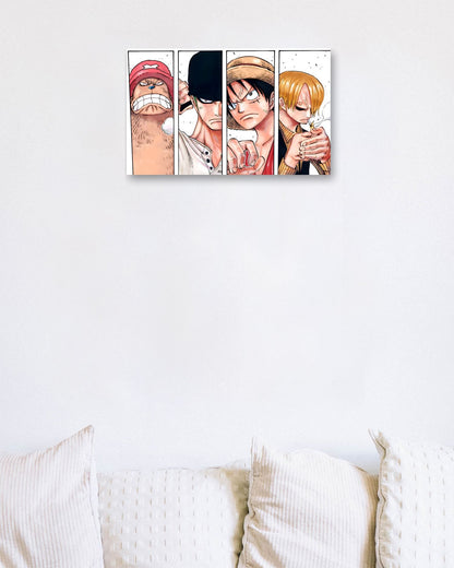 Luffy, Zoro, Chopper and Sanji - @YasinBaig