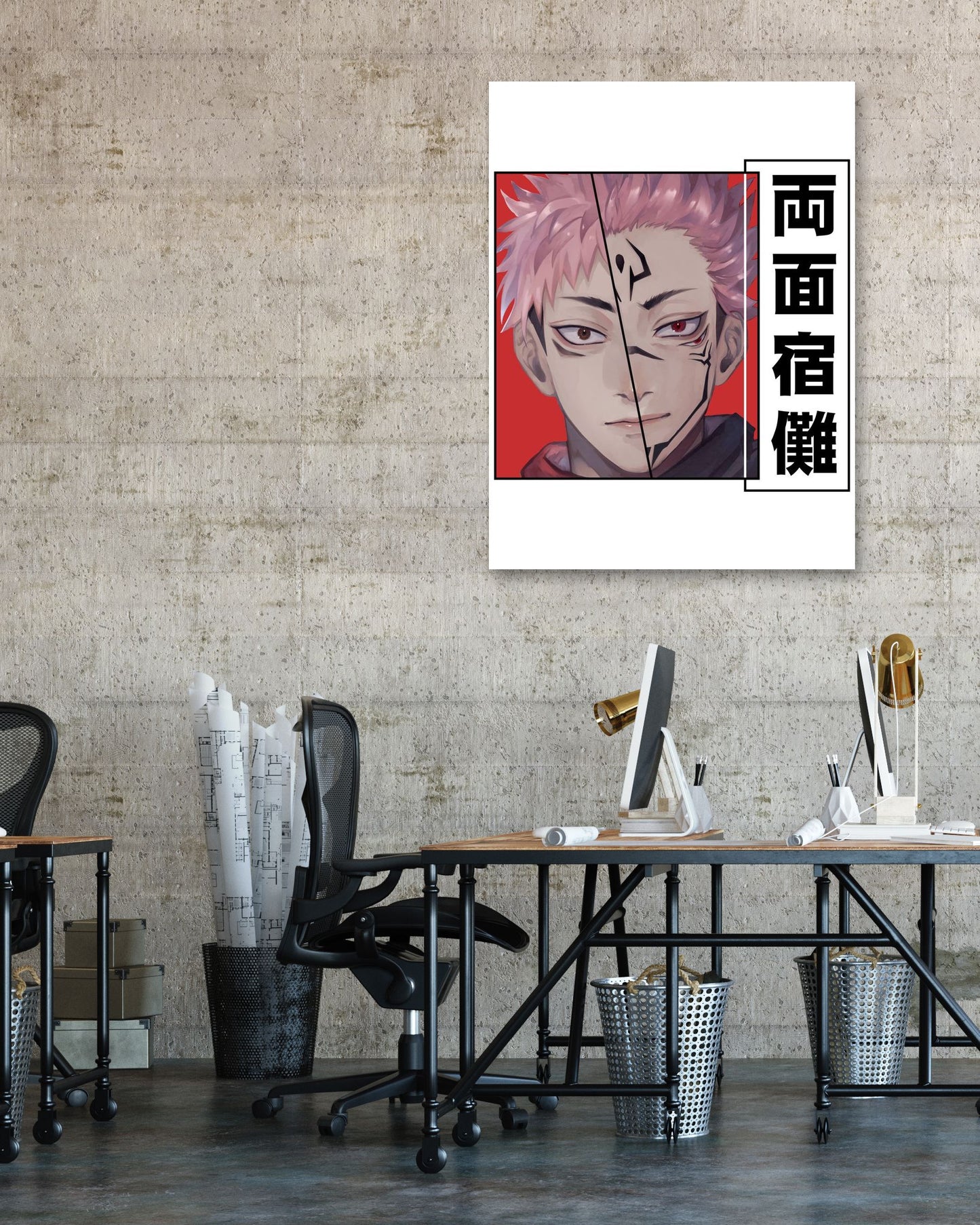 Sukuna and Yuji poster - @YasinBaig