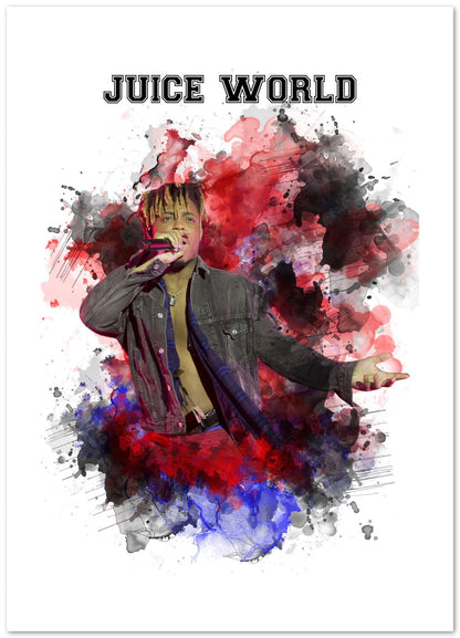 Juice WRLD Watercolor1 - @JeffNugroho