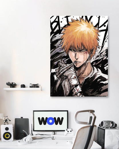 Ichigo Kurosaki Bleach - @Hollycube