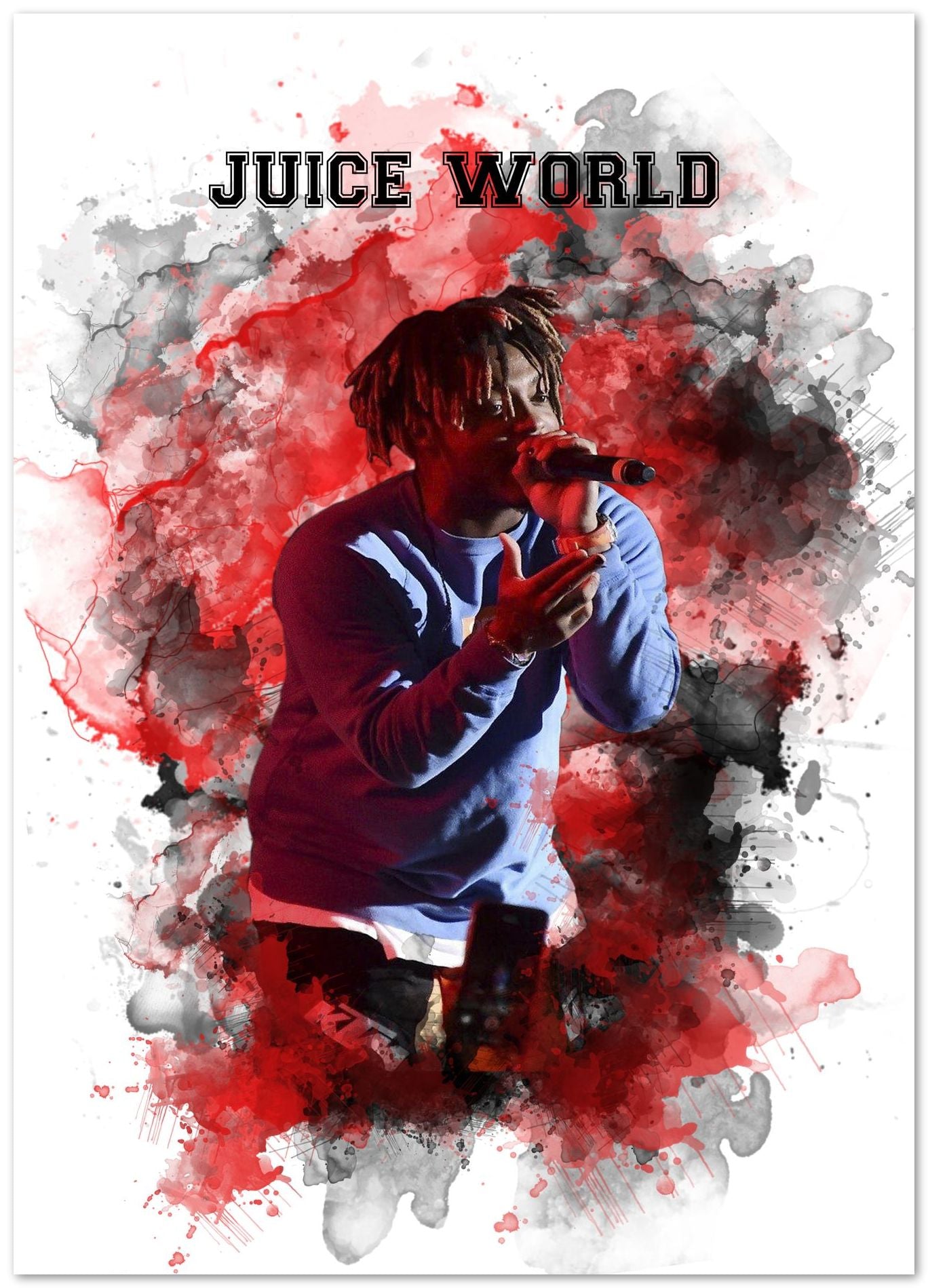 Juice WRLD Watercolor 2 - @JeffNugroho