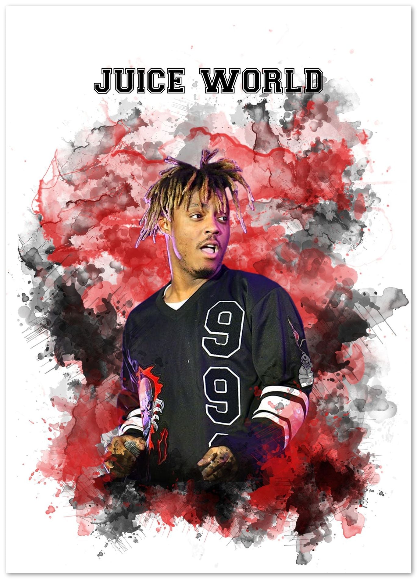 Juice WRLD Watercolor 4 - @JeffNugroho