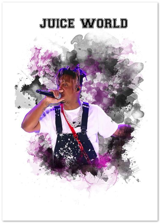 Juice WRLD Watercolor 8 - @JeffNugroho