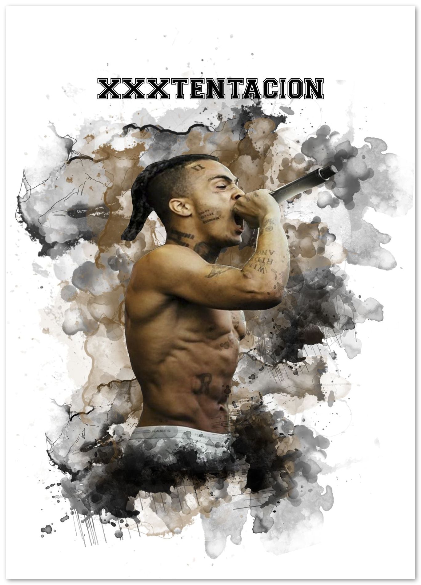 XXX TENTACION Watercolor 1 - @JeffNugroho