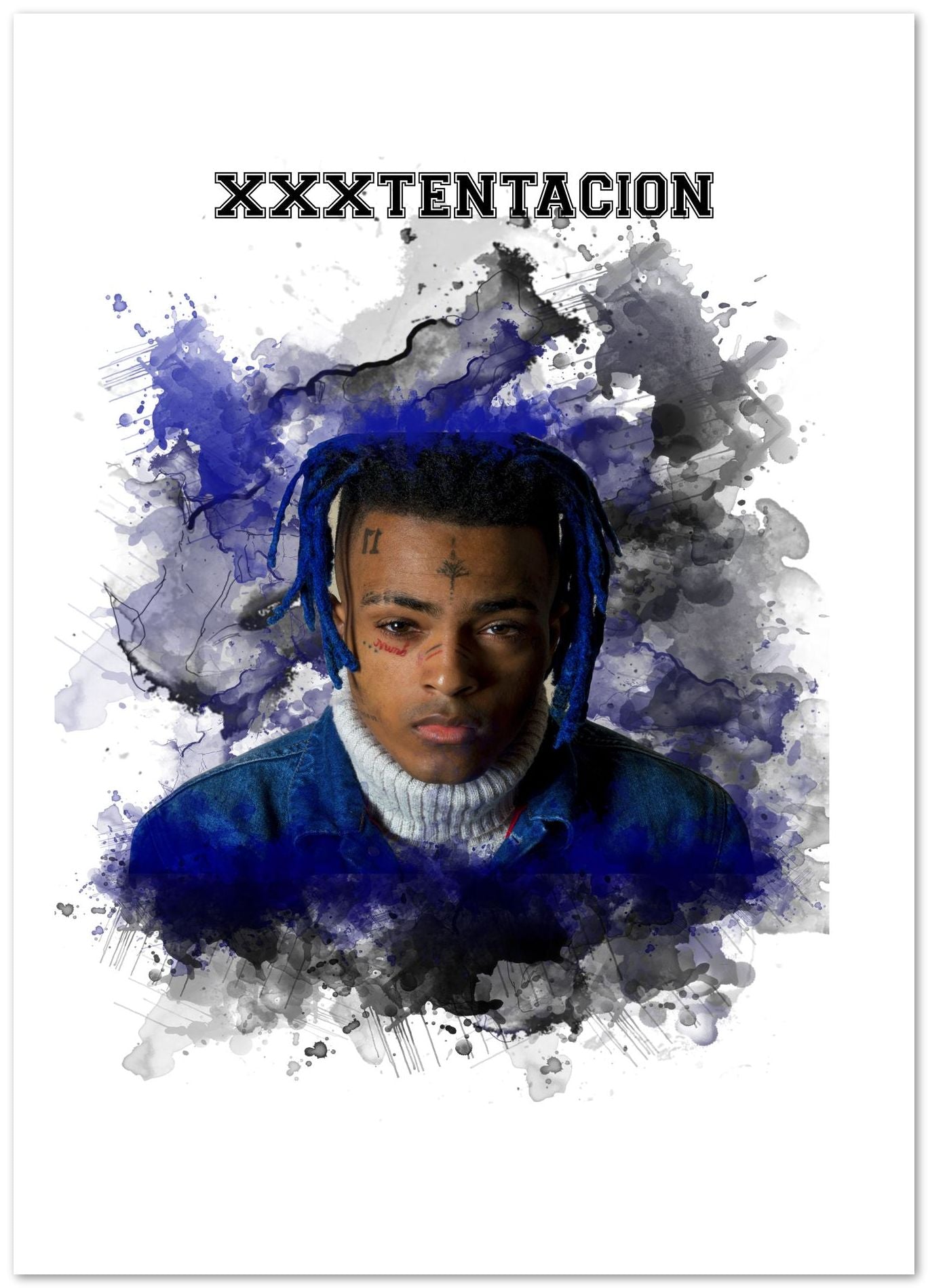 XXX Tentacion Watercolor 2 - @JeffNugroho