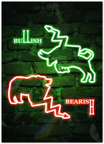 Bullish and Bearish Trader Quote - @ColorizeStudio