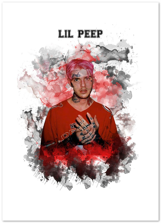 Lil Pep Rapper Watercolor - @JeffNugroho