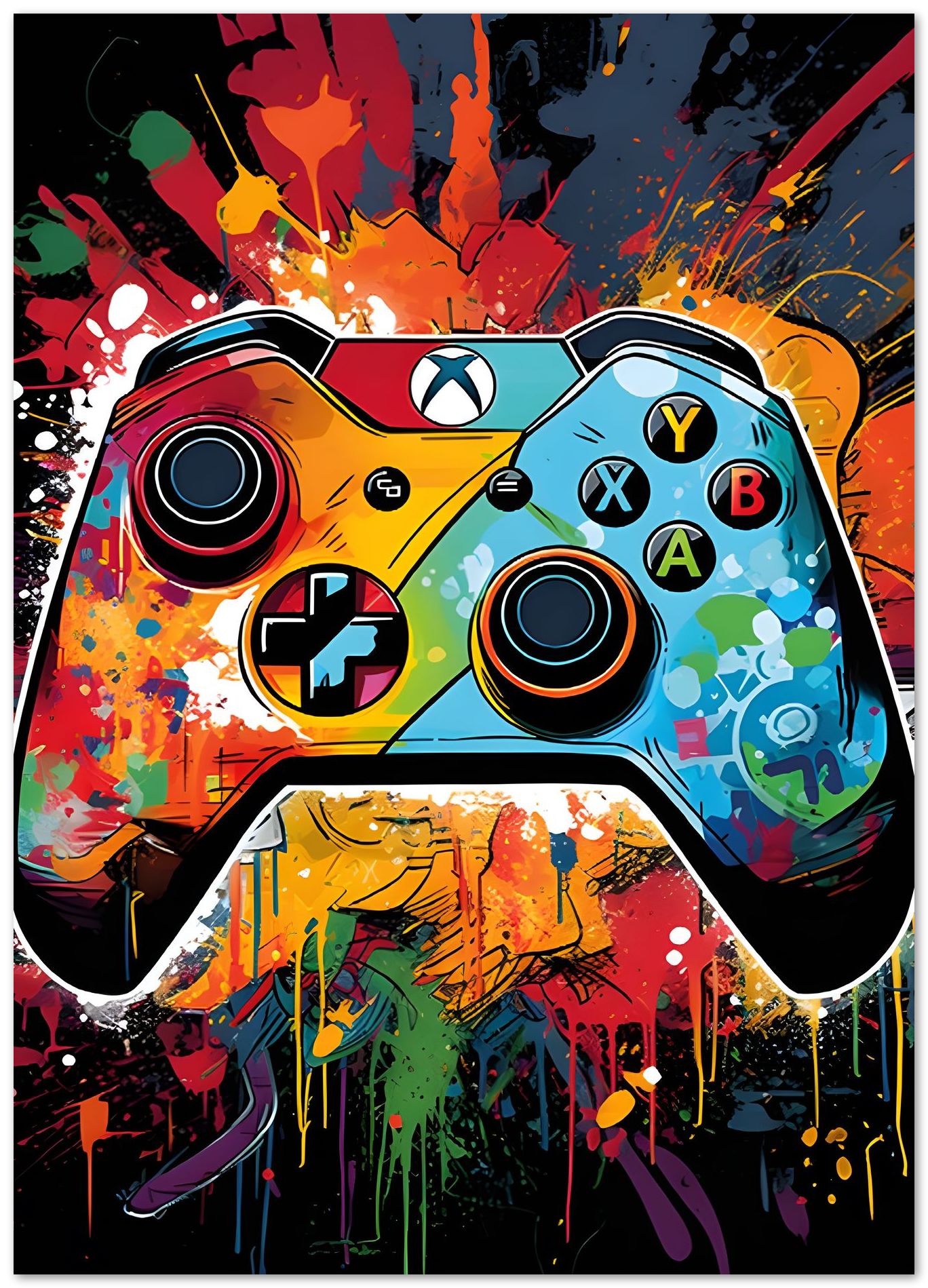 Graffiti Gaming Controller - @ArtStyle