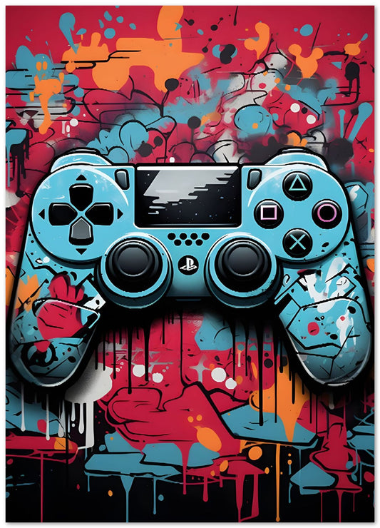Graffiti Gaming Controller Art - @ArtStyle