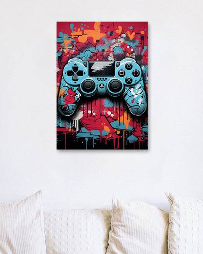 Graffiti Gaming Controller Art - @ArtStyle