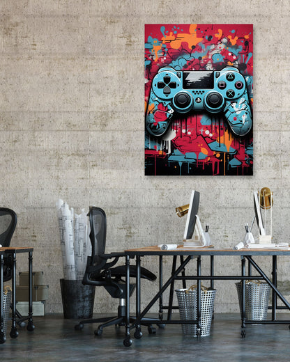 Graffiti Gaming Controller Art - @ArtStyle