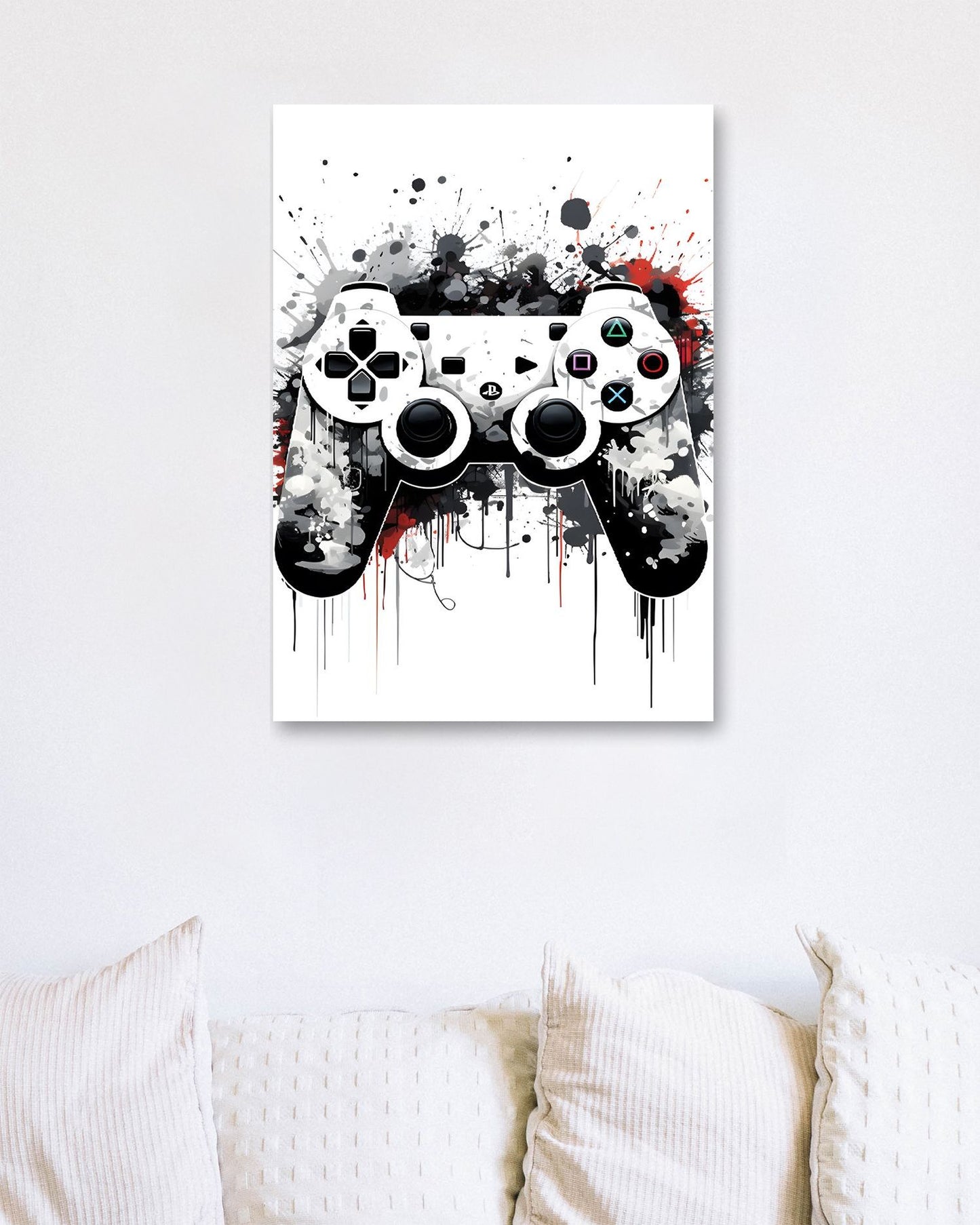 Graffiti Gaming Controller White - @ArtStyle