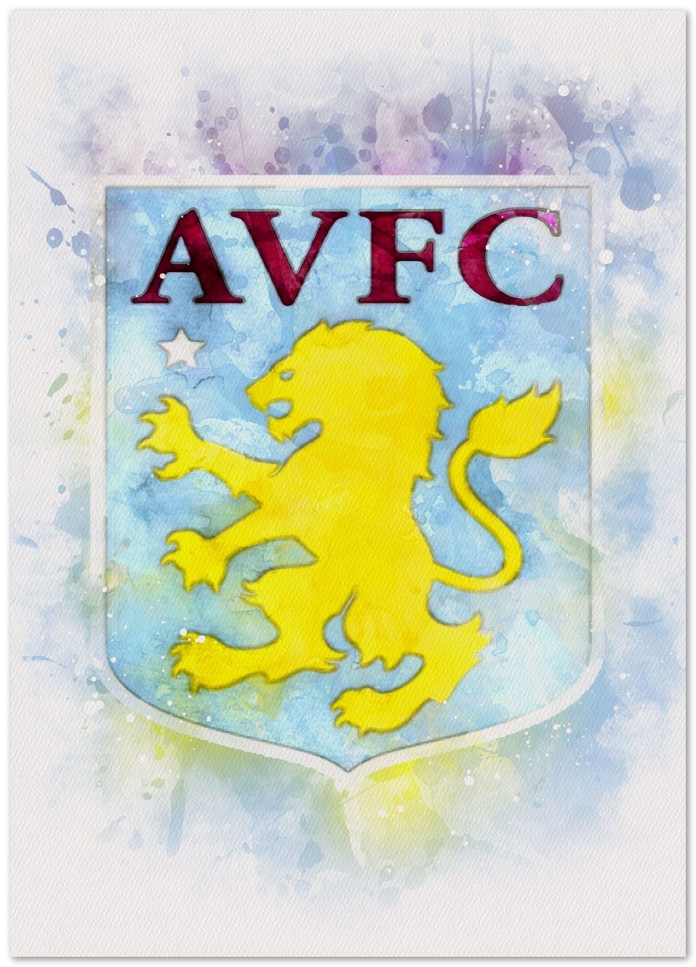 Aston Villa Painting - @ArtStyle