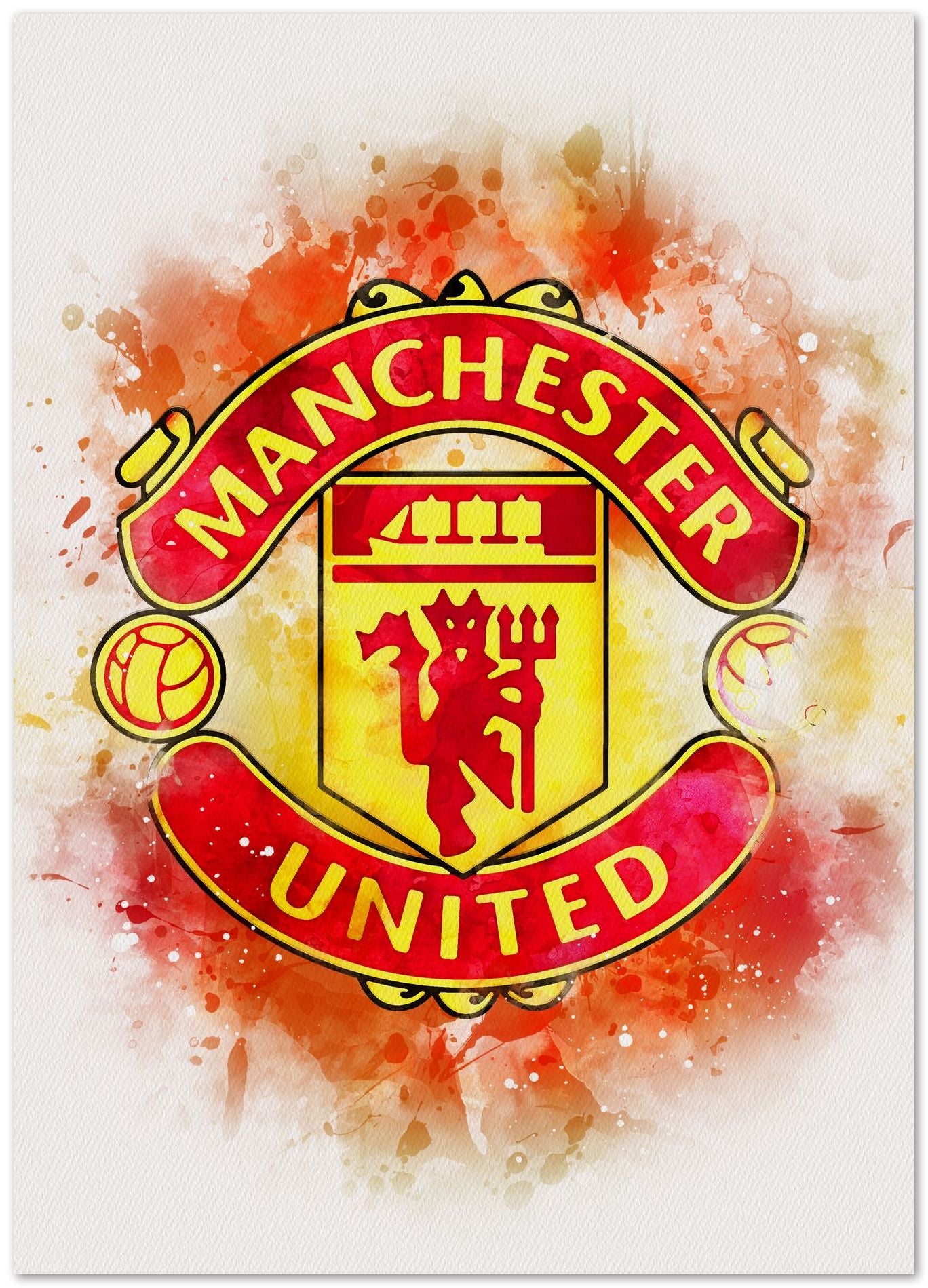 Manchester United Painting - @ArtStyle