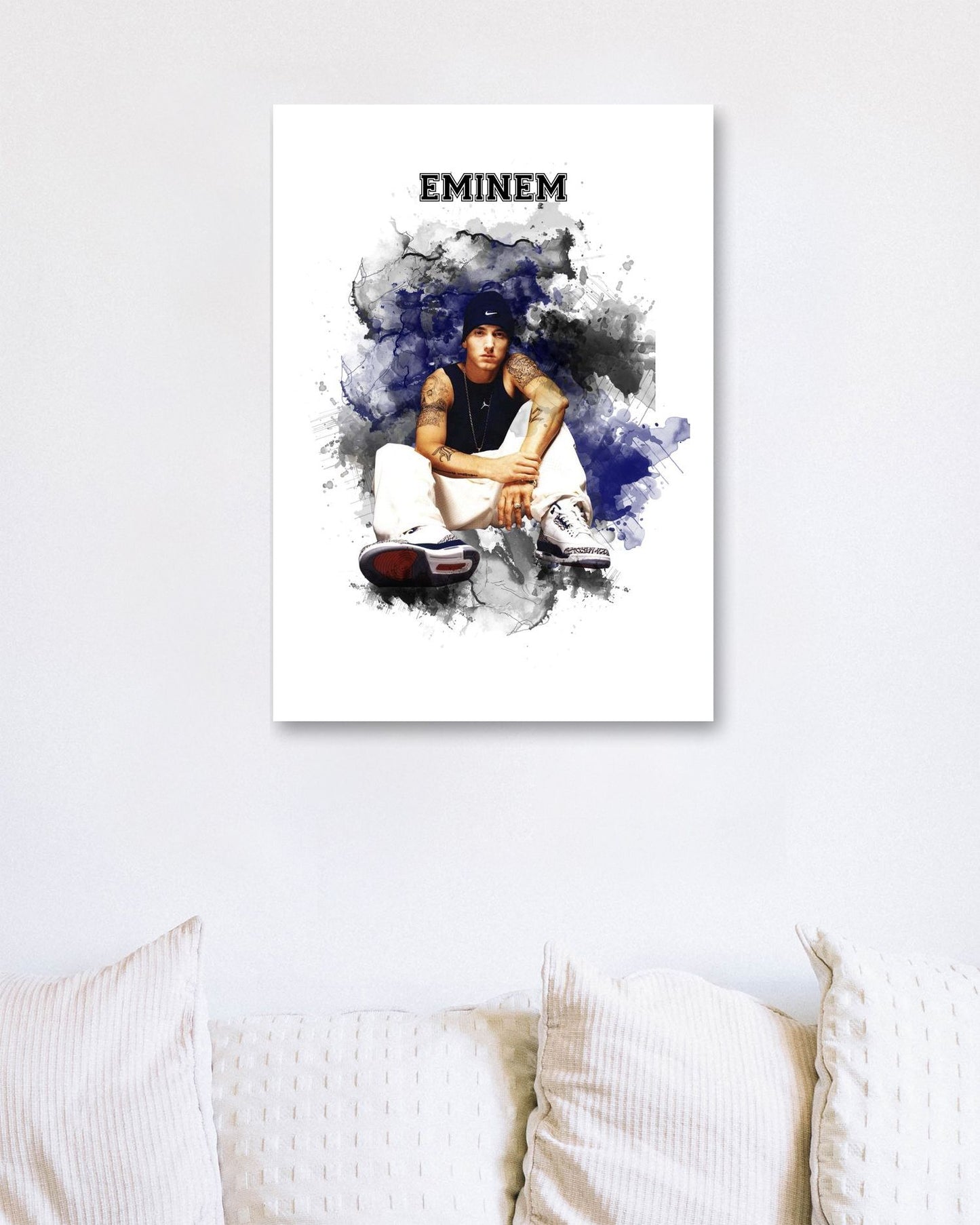 Eminem Rapper Watercolor 1 - @JeffNugroho