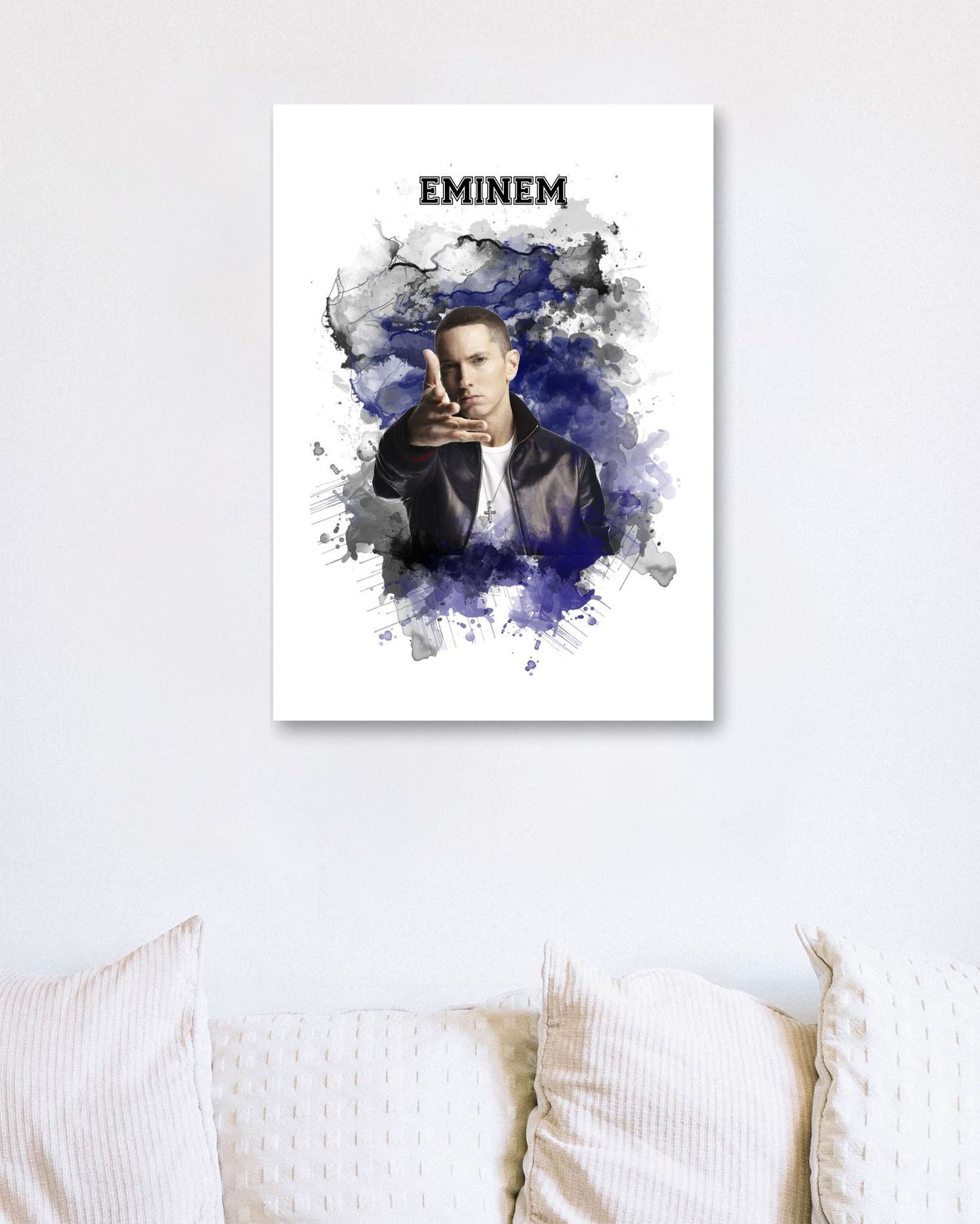 Eminem Rapper Watercolor 2 - @JeffNugroho