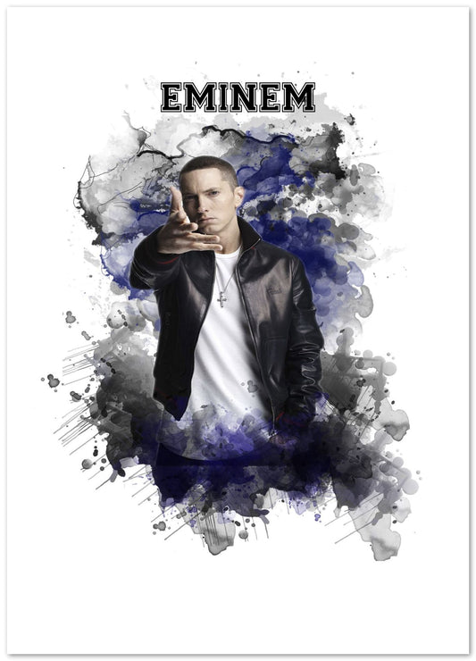 Eminem Rapper Watercolor 3 - @JeffNugroho