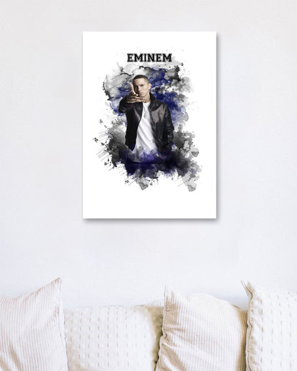 Eminem Rapper Watercolor 3 - @JeffNugroho