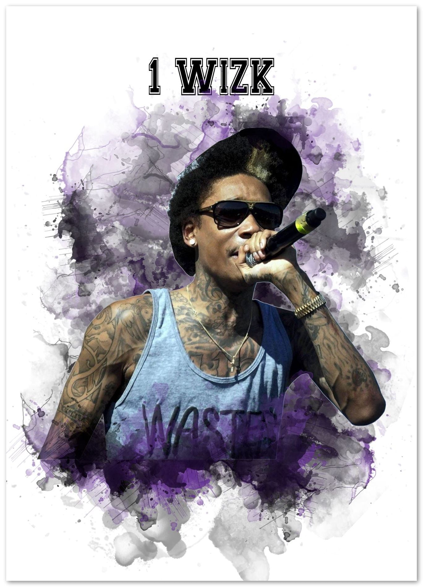 1 Wizk Rapper Watercolor - @JeffNugroho