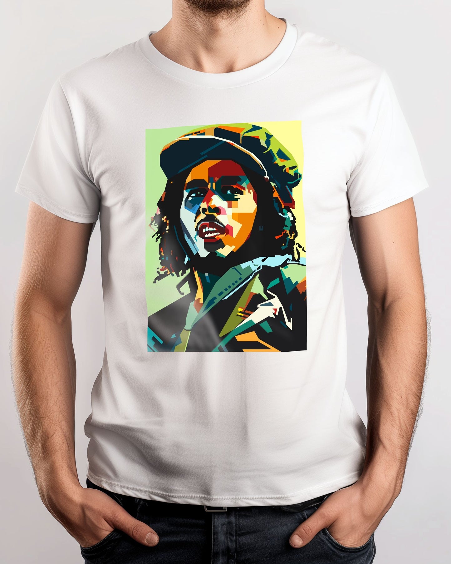 Bob Marley Style WPAP - @SupriWahyudi