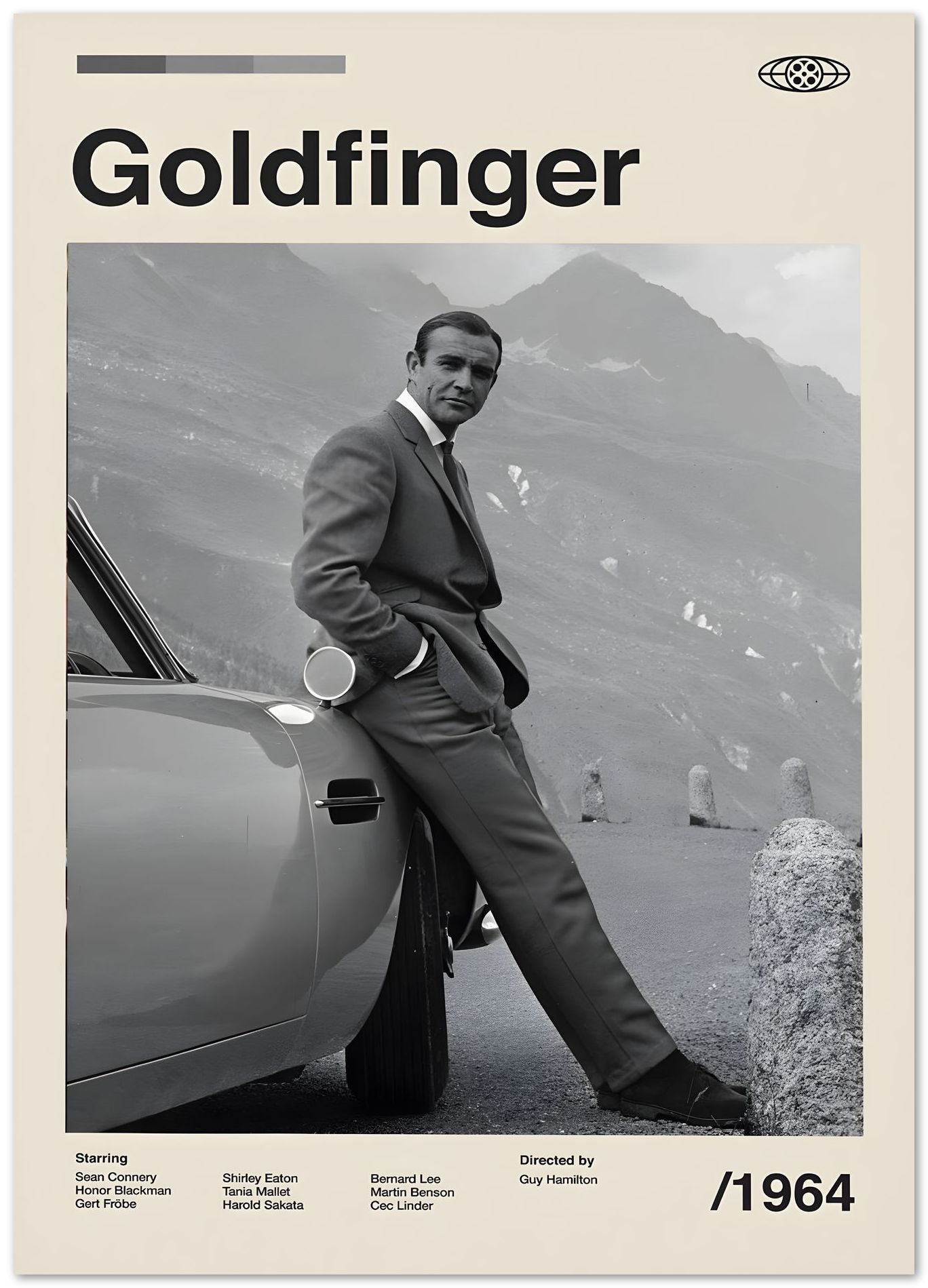 Goldfinger James Bond - @ArtStyle