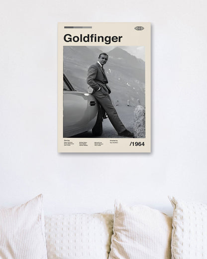 Goldfinger James Bond - @ArtStyle