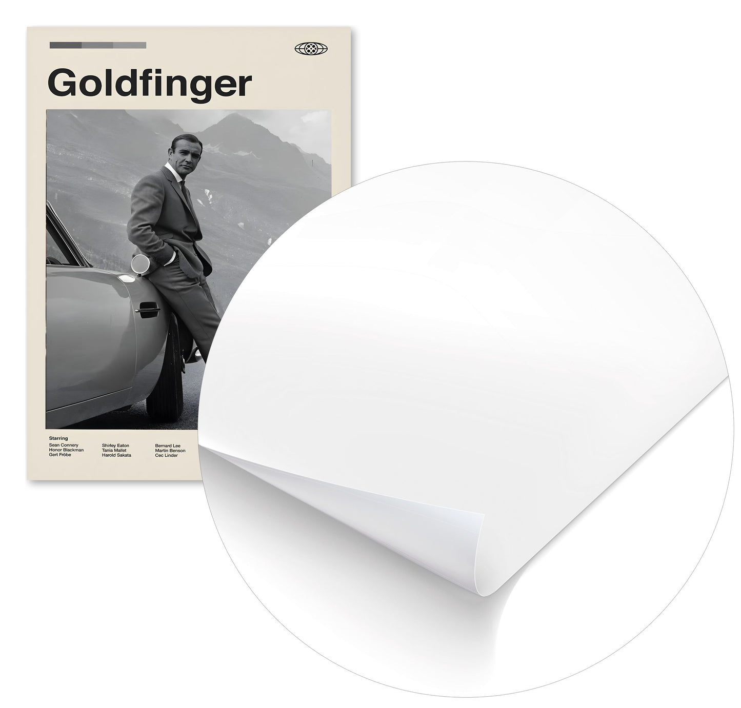 Goldfinger James Bond - @ArtStyle