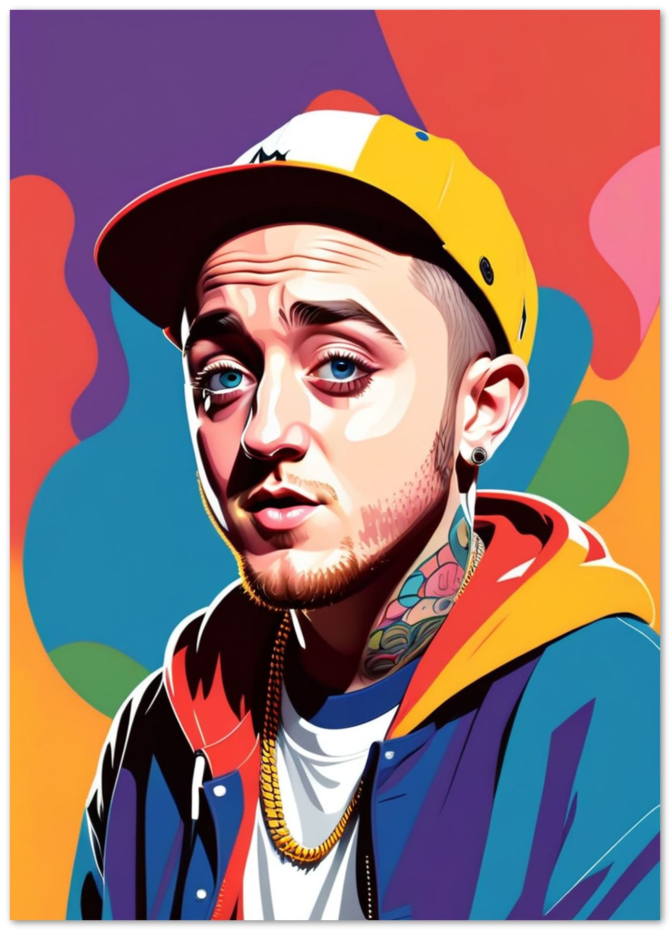 Mac Miller pop art - @danica