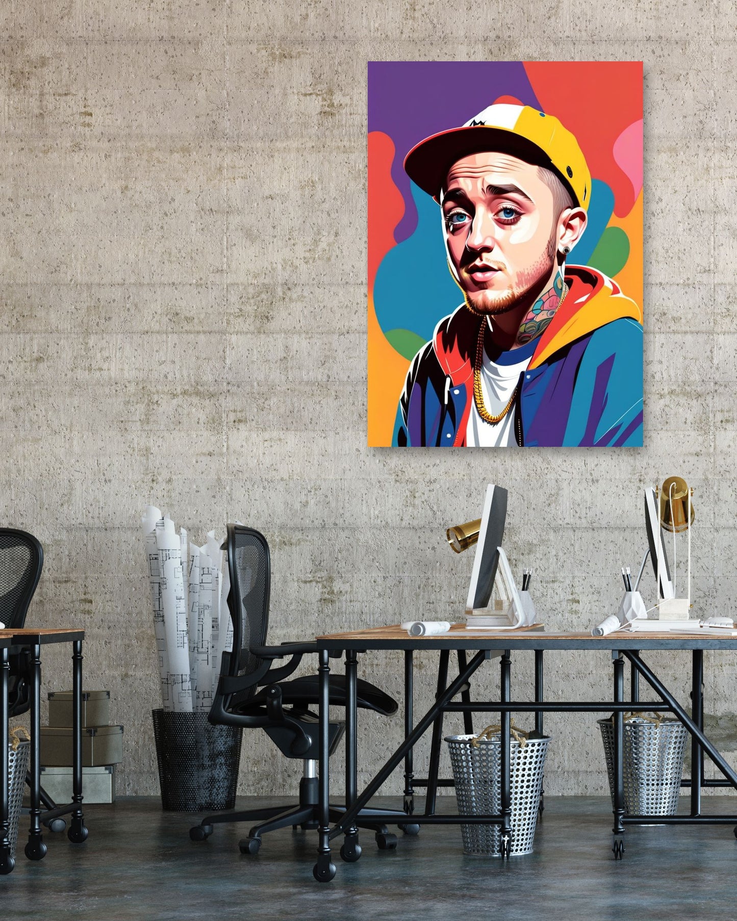 Mac Miller pop art - @danica