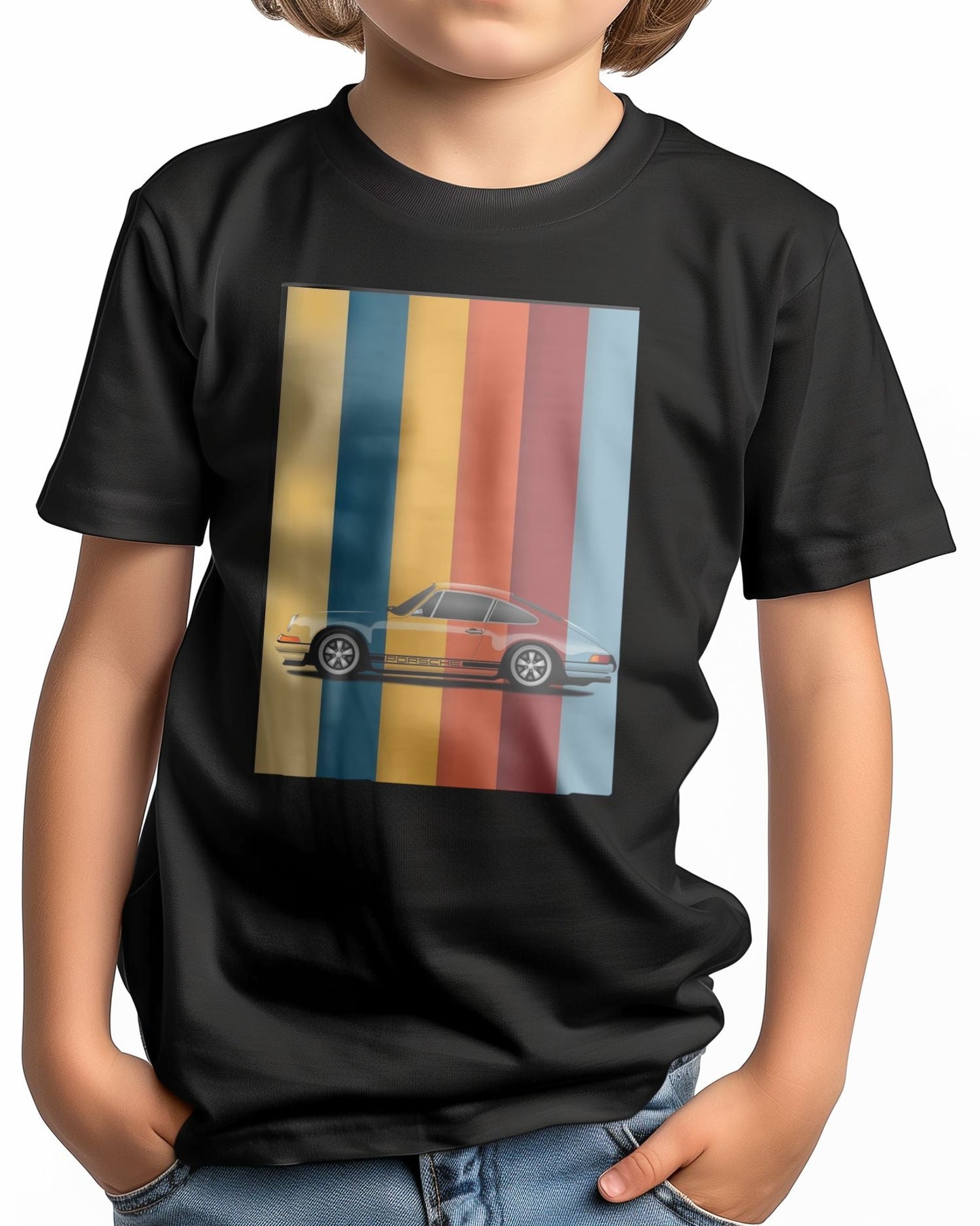Tee Porsche 911 rainbow - @PopArtStudio